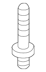 B25D56398 - Exhaust: Resonator Shield Rivet for Mazda Image