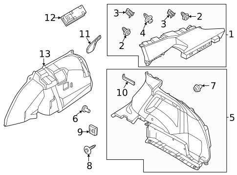 Interior Trim - Quarter Panels for 2023 Nissan ARIYA #0