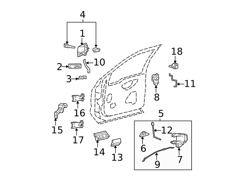 Lock & Hardware for 2010 Ford F-350 Super Duty #0