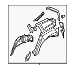 EG2170100T - Body: Inner Panel Assembly for Mazda: CX-7 Image