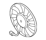 1KM959455E - Cooling System: Fan &amp; Motor for Volkswagen: Beetle, CC, Eos, Golf, Golf R, GTI, Jetta, Passat, R32, Rabbit, Tiguan Image