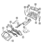 6508463AA - Interior Trim: Plastic Nut for Mopar Image