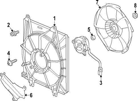 Condenser Fan for 2023 Honda Accord #0