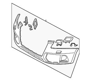 8R0807105JGRU - : Bumper Cover for Audi: SQ5 Image