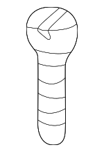 11609989 - Electrical: Headlamp Assembly Screw for Buick: Century, LaCrosse, LeSabre, Lucerne, Park Avenue, Riviera, Skylark | Cadillac: CTS, DeVille, DTS, Escalade, OPTIQ, Seville, XT4 | Chevrolet: Avalanche 1500, Avalanche 2500, Blazer EV, Caprice, Cavalier, Classic, Cobalt, Colorado, Corvette, Equinox EV, HHR, Impala, Lumina, Malibu, Monte Carlo, Silverado 1500, Silverado 2500 HD, Silverado 3500 HD, Tahoe, Trailblazer | GMC: Acadia, Canyon, Envoy, Hummer EV SUV, Sierra 1500, Sierra 2500 HD, Sierra 3500 HD, Typhoon, Yukon | Hummer: H2, H3, H3T | Oldsmobile: Achieva, Alero, Aurora, Bravada, Cutlass, Silhouette | Pontiac: Aztek, Bonneville, Firebird, G6, Grand Am, Grand Prix, Solstice, Sunfire, Trans Sport | Saturn: Aura, L300, Outlook, Relay, SC1, Sky Image