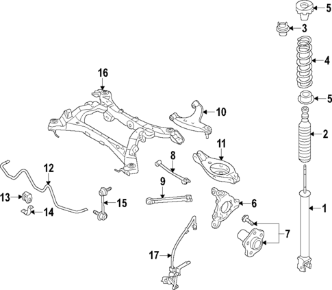 Ride Control for 2012 Infiniti FX35 | OEM Parts Online