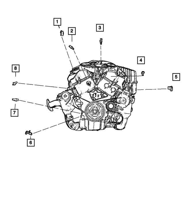 4897247AA - Electrical: Throttle Position Sensor Kit for Mopar Image