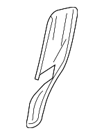 4C5Z7861348AAA - Body: Cover Shield for Lincoln: Aviator Image