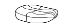2C5Z7863840AB - Body: Seat Cushion Pad for Lincoln: Aviator Image