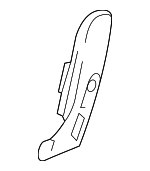 4C5Z7861348BAA - Body: Cover Shield for Lincoln: Aviator Image