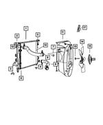 6505442AA - Cooling: Hex Head Screw And Washer for Dodge: Dakota, Durango, Ram 1500, Ram 2500, Ram 3500 | Ram: Dakota Image