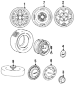 5291024400 - : Wheel, Alloy for Mitsubishi: Precis Image