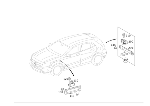 Electric Parts for Chassis Adjustment for 2016 Mercedes-Benz GLA250 #0
