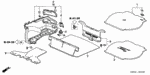 90667S0D003ZN - Interior/Bumper: CLIP, TRIM (7MM) *YR232L* (DARK TITANIUM) for Acura Image