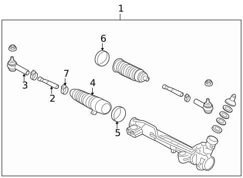 Steering Gear & Linkage for 2006 Lincoln Mark LT #0