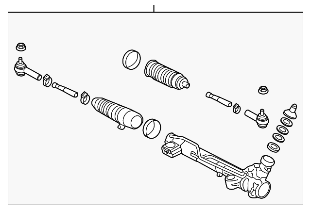 2004-2008 Ford Rack And Pinion Assembly 8L3Z-3504-BRM | OEM Parts Online