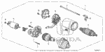 31202RKB004 - Engine: BOLT, SETTING for Honda Image