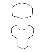 Wheel Opening Molding Rivet