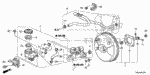 46672TF0G51 - Chassis: HOSE, RESERVE TANK for Honda Image