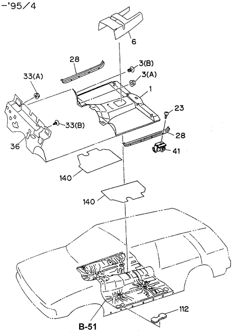 Front Floor Mat for 1995 Honda Passport #0
