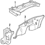 E7SZ6302010A - Body: Cowl Top Panel for Ford Image