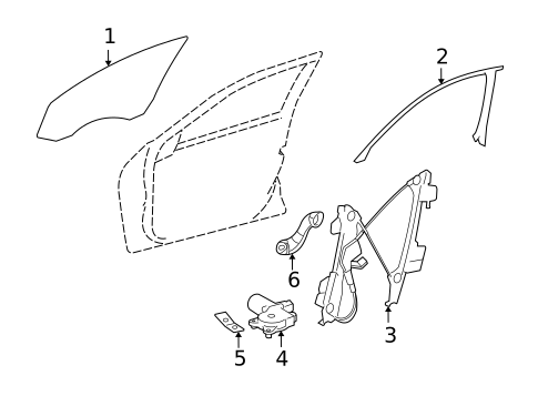 Front Door for 2010 Mercedes-Benz CLS63 AMG #1