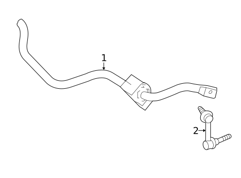 Stabilizer Bar & Components for 2020 Lexus RC F #2