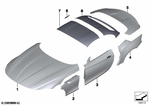 41007325848 - Bodywork: Hood for BMW Image