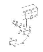 5124477AA - : Side Marker Lamp, Front Or Rear for Mopar Image