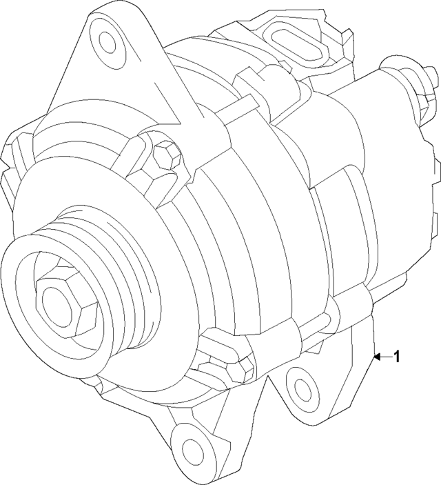 23100W440P - : Alternator for Mitsubishi: Mirage, Mirage G4 Image