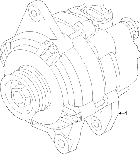 Alternator for 2022 Mitsubishi Mirage G4 #1
