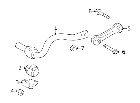 Stabilizer Bar & Components for 2013 Audi S6 #0