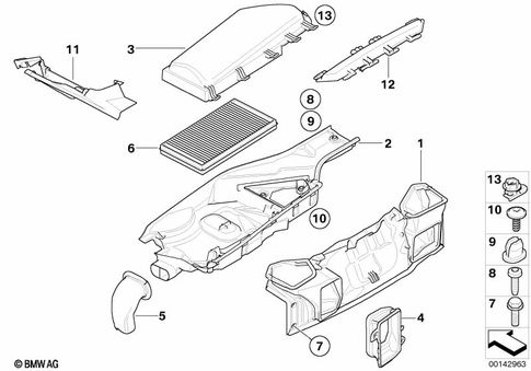 Microfilter for 2007 BMW M6 #0