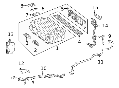 Battery for 2018 Mercedes-Benz GLC350e #3