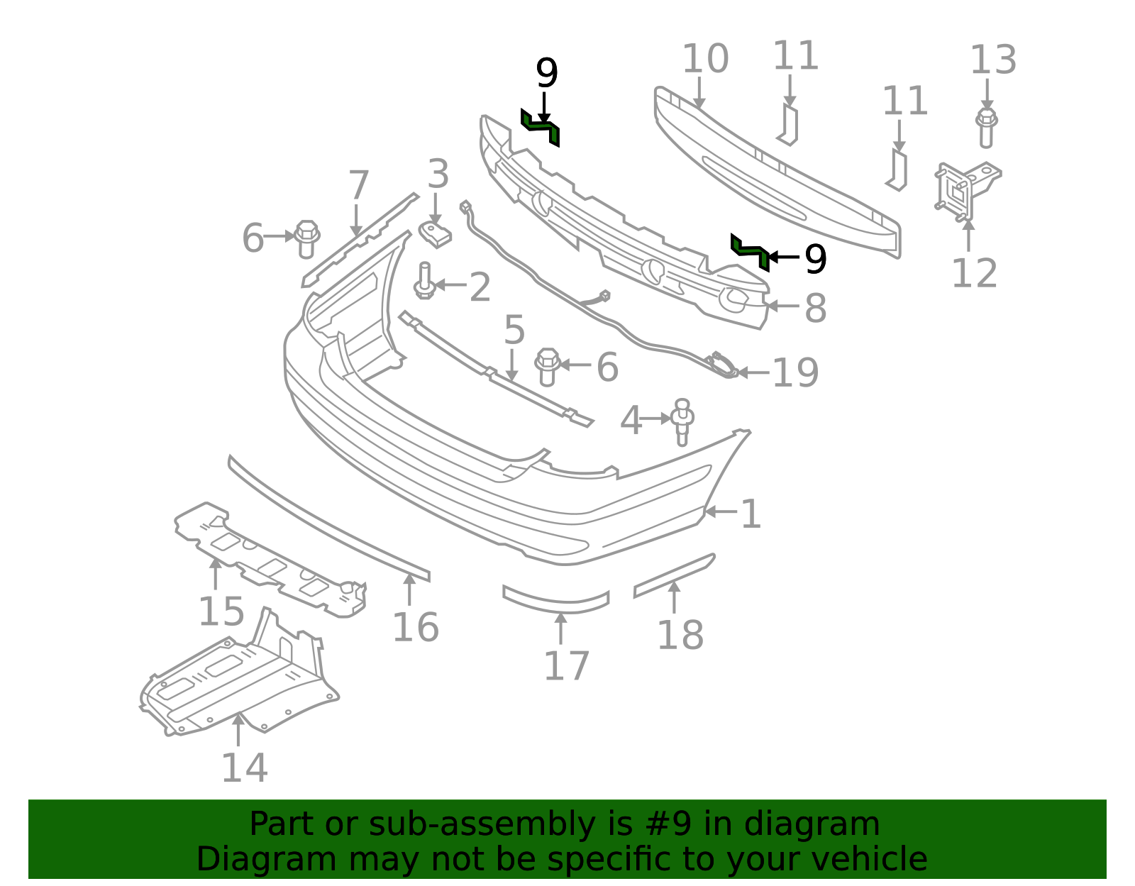 86633-3F000 - Energy Absorber Bracket 2004-2006 Kia Amanti | Kia.Parts ...