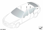 51317280753 - : Green Windshield for BMW Image