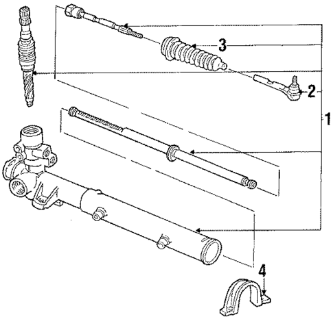 Steering Gear & Linkage for 1993 Chrysler Imperial #0