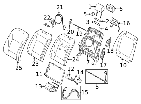 Power Seats for 2014 BMW 535d xDrive #2