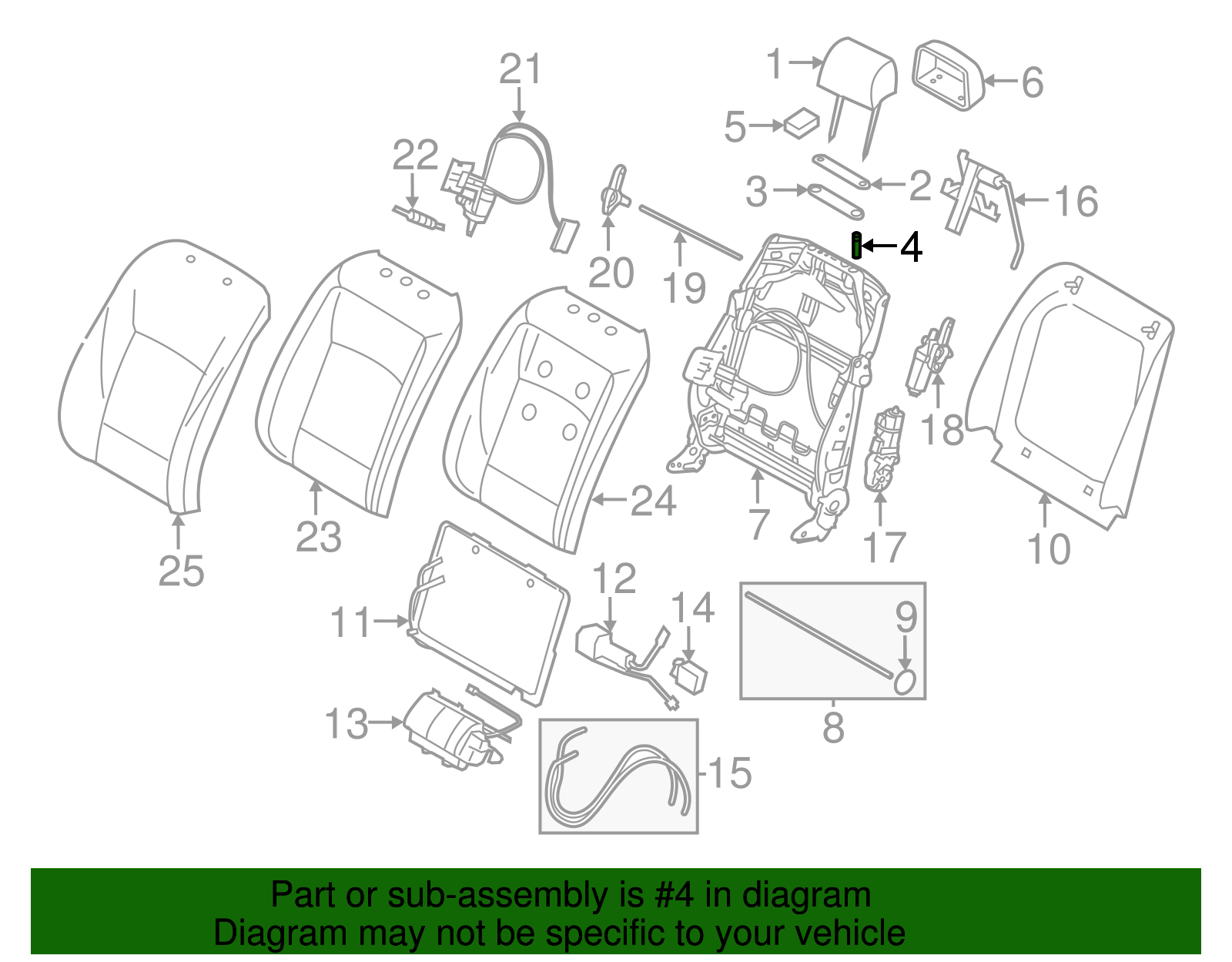 Headrest Guide - BMW (52-10-7-236-744)