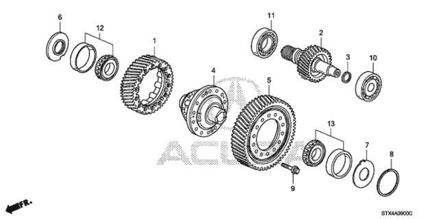 AT Differential for 2011 Acura MDX #0