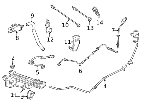 Emission Components for 2017 Ram ProMaster City #0