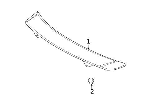 Spoiler for 2003 Chrysler Sebring #0