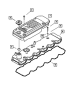 5086955AB - : Cylinder Head Cover for Mopar Image