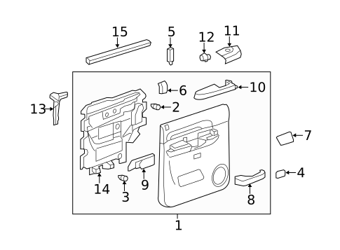 Overhead Console for 2011 Chevrolet Silverado 3500 HD #5