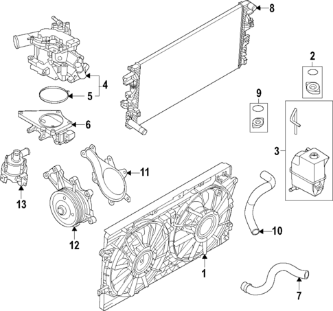 Cooling System for 2025 INFINITI QX80 #0