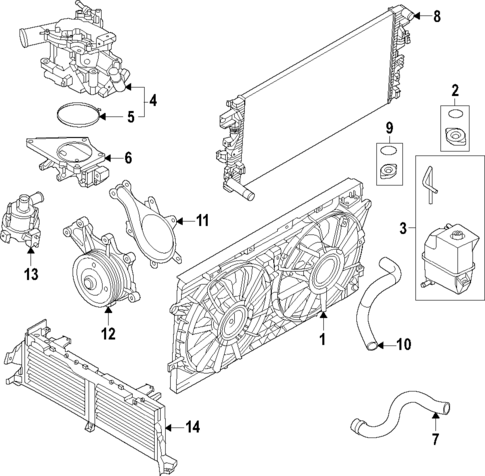 Cooling System for 2025 INFINITI QX80 #0