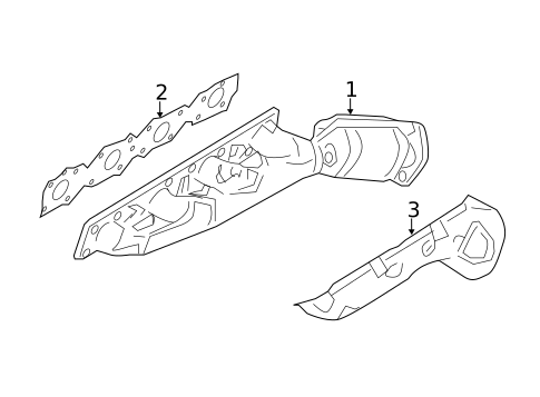 Exhaust Manifold for 2016 Nissan NV2500 #0