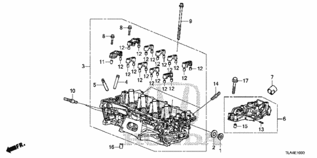 Cylinder Head (1.5L) for 2018 Honda CR-V #0