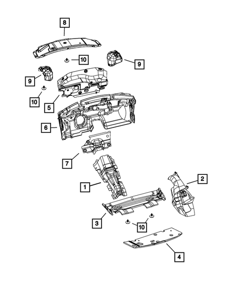 Carpets, Floor Mats, Load Floor and Silencers for 2008 Chrysler Pacifica #0
