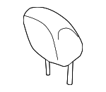864003NF1B - Body: Headrest for Nissan: LEAF Image